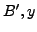 $ B^{\prime},y$