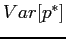 $Var[p^*]$