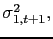 $\sigma _{1,t+1}^{2},$