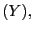 $ (Y),$