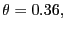 $ \theta=0.36,$