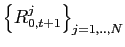 $\left\{ R_{0,t+1}^{j}\right\} _{j=1,..,N}$