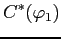 $\displaystyle C^{*}(\varphi_{1})$