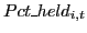 $ {Pct\_held}_{i,t}$