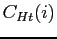$\displaystyle C_{Ht}(i)$