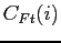 $\displaystyle C_{Ft}(i)$