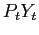 $ P_{t}Y_{t}$