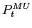 $ P_{t}^{MU}$