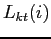 $ L_{kt}(i)$
