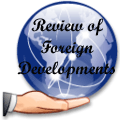 The Review of Foreign Developments logo links to the Review of Foreign Developments home page