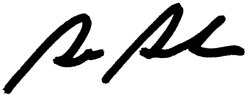 Signature of Ben Bernanke