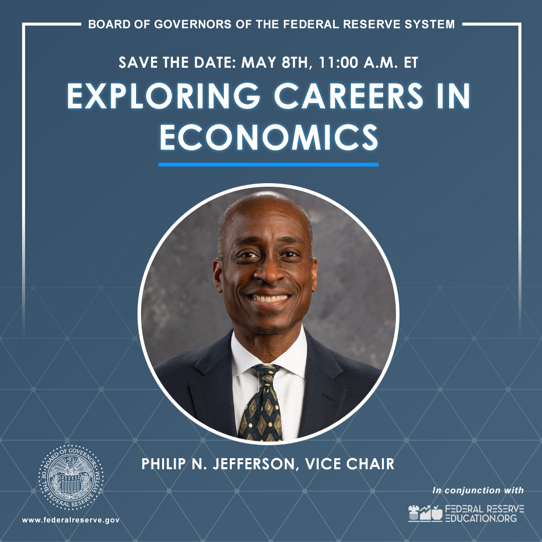 Exploring Careers in Economics - Save the Date
